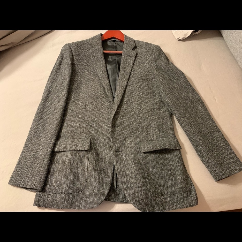 J.Crew Ludlow Charcoal Tweed Sportcoat 42r